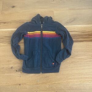 Aviator Nation Kids 5 Stripe Hoodie size 10